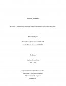 Actividad 5 “Aplicación en Materia de Políticas Económicas en Colombia año 2019 “