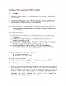 FORMATO PLAN DE CAPACITACIÓN “ESCUELA PRIMARIA FEDERAL FRAY BARTOLOME DE LAS CASAS