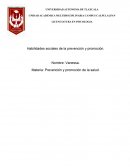 Habilidades sociales de la prevención y promoción