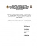 DISEÑO DE UN SOFTWARE EDUCATIVO PARA LA INTRODUCCIÓN AL ANÁLISIS ESTRUCTURAL MEDIANTE EL MÉTODO DE ELEMENTOS FINITOS PERTINENTE A LA UNIDAD CURRICULAR DE TEORÍA DE ESTRUCTURAS II