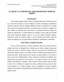 El dolor y la tristeza del alma segun santo tomas de aquino