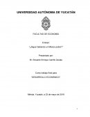 Ensayo: “¿Sigue habiendo un México pobre?”