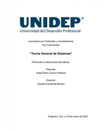 SISTEMATIZACION EN MÉXICO. Página 1