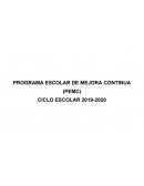 PROGRAMA ESCOLAR DE MEJORA CONTINUA (PEMC)