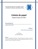 El funcionamiento de un cohete