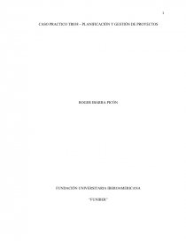 TR038 - PLANIFICACION Y GESTION DE PROYECTOS. Página 1