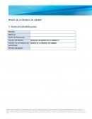 Sistemas de Gestión de Calidad Diseño de un Sistema de Calidad