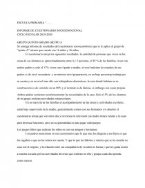 INFORME DE CUESTIONARIO SOCIOEMOCIONAL. Página 1