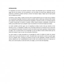 PROYECTO MAQUILLAJE - Ensayos - Kevin Vera Romero PROYECTO MAQUILLAJE - Ensayos - Kevin Vera Romero