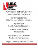 El Camino hacia la Calidad Educativa