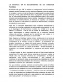 Influencia de lo socioambiental en los trastornos mentales