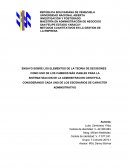 ENSAYO SOBRE LOS ELEMENTOS DE LA TEORIA DE DECISIONES COMO UNO DE LOS CAMBIOS MÁS VIABLES PARA LA SISTEMATIZACION DE LA ADMINSITRACION CIENTIFICA