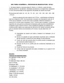 TAREA ACADÉMICA – PROCESOS DE MANUFACTURA