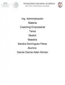 COACHING EMPRESARIAL: EMPRESA: EME (Empresa de Máquinas Expendedoras). Página 1