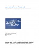 Psicología Clínica y de la Salud