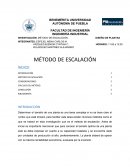 Método de Escalación