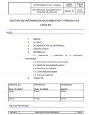 Ejemplo procedimiento calidad - informacion documentada