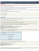 Métodos de control estadístico y análisis de la capacidad de procesos