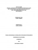 MITIGAR LOS RIESGOS EN LA GESTIÓN DE PARADAS DE PLANTA