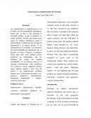 Exportaciones e Importaciones del Ecuador