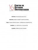 TEORIA SOCIOCULTURAL Y APRENDIZAJE SIGNIFICATIVO