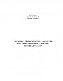Proyecto sobre el Síndrome de Williams-Beuren