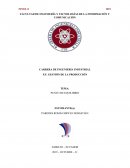 Punto de Equilibrio Distribuidora Automotriz Paredes