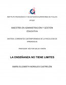 CORRIENTES CONTEMPORÁNEAS DE LA PSICOLOGÍA DE APRENDIZAJE