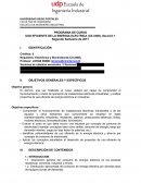 USO EFICIENTE DE LA ENERGIA ELECTRICA (CII-3405), Sección 1