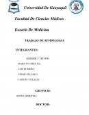 Ejemplo de historia clínica semiología