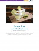 Examen de Variables Culturales