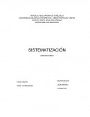 SISTEMATIZACIÓN (EXPOSICIONES)