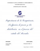 Importancia de la Competencia, La fijación de precio y La distribución en el proceso del estudio del Mercadeo