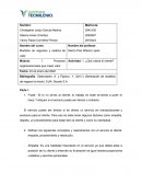 Actividad: 1. ¿Qué valora el cliente?