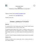 Síntesis y análisis de “El Hombre”