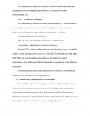 La investigación se centra en el estudio de los minutos de asistencia y minutos de tardanza de los 30 trabajadores que pertenecen a la empresa Inversiones Interamericanas S.A