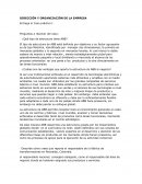 DIRECCIÓN Y ORGANIZACIÓN DE LA EMPRESA