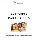 Sabiduria para la vida