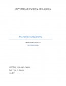 HISTORIA MEDIEVAL TRABAJO PRACTICO N°1 RECUPERATORIO