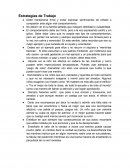 Estrategias de Trabajo