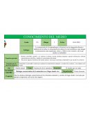 Planificación sobre los elementos naturales