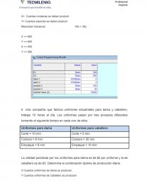 Actividad 2. “Solución de problemas de programación lineal mediante el método gráfico”. Página 2