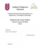 Calculo de centro de masa