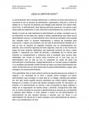 Que es administracion
