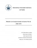 Relación con Europa durante la Guerra Fría de 1960-1970