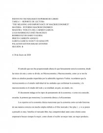 ENTORNO MACROECONOMICO. Página 1