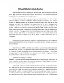 Inclusion y sociedad