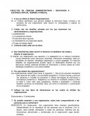 Actividades de liderazgo. Diseño organizacional