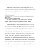 HORRORIZADOS POR LOS CONSTANTES ACTOS DE VIOLENCIA