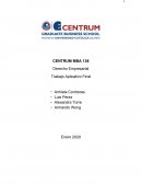 CENTRUM MBA 136 Derecho Empresarial